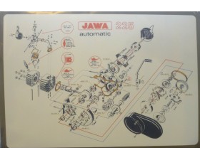 PLAKÁT - MOTOR BABETTA 225  - ( 84 x 60cm )